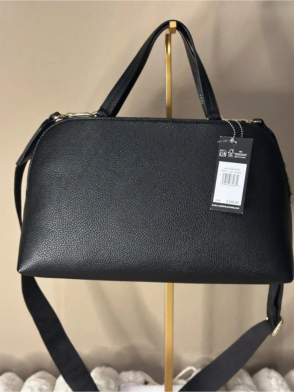 Karl Lagerfeld structured black